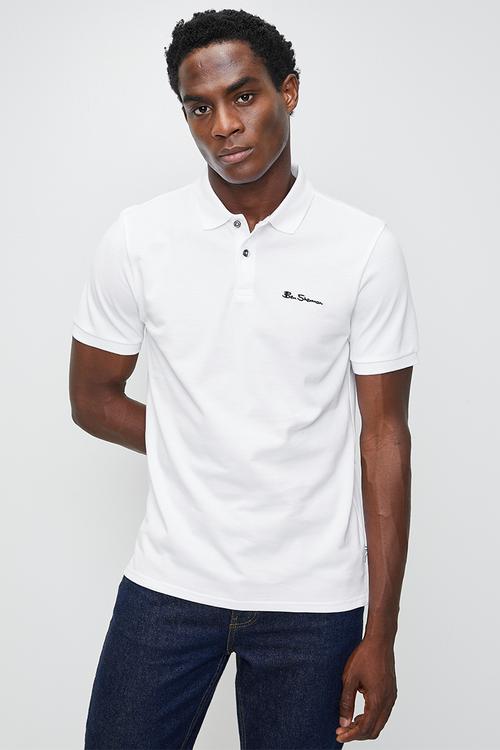 Ben Polo S/S - White1