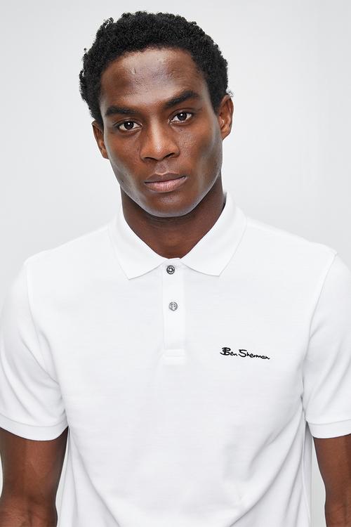 Ben Polo S/S - White1
