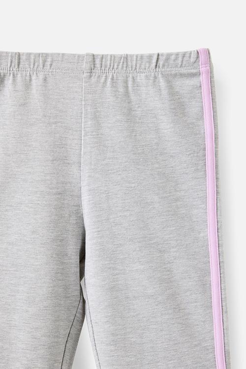 Francine Flare Pant - Grey Marle/Sports Stripe