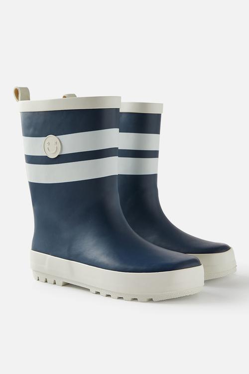 Kids rainboot - squid ink/vanilla