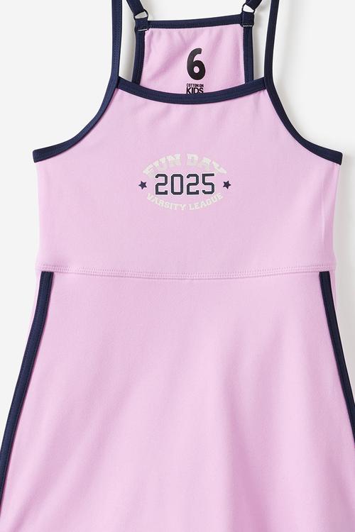 Ava Active Dress - Pale Violet/Squid Ink