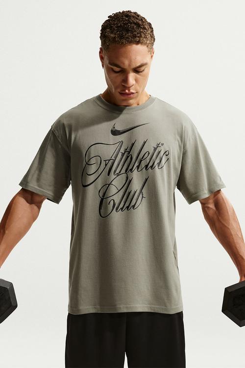 Loose Script Tee - Grey