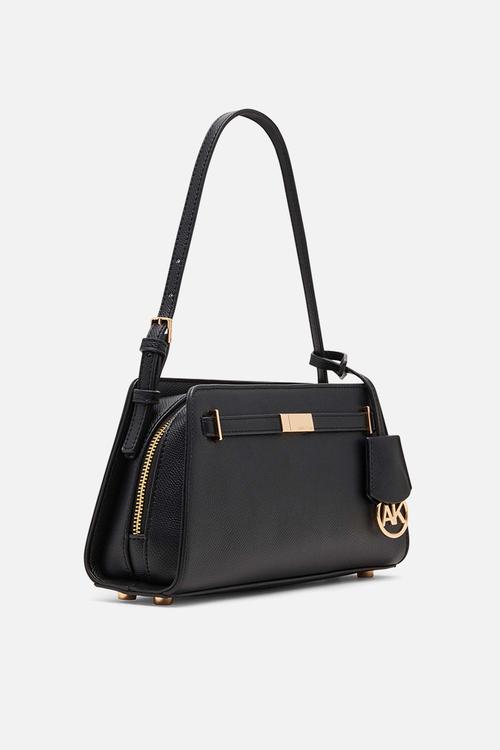 Exclusive Belted Shoulder Bag - Black