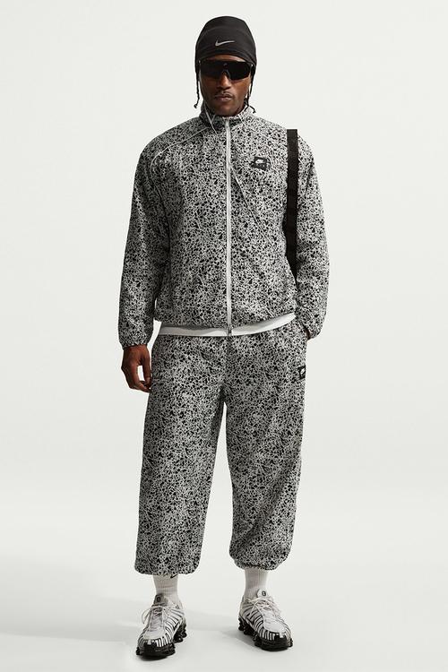 Nike Air Woven All Over Print Pant - Blak/Wht/Multi 