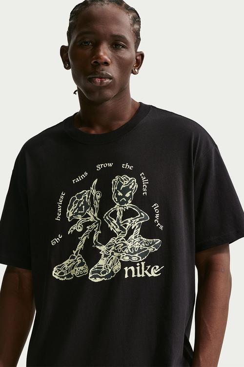 NSW Tall Flowers Tee- Black