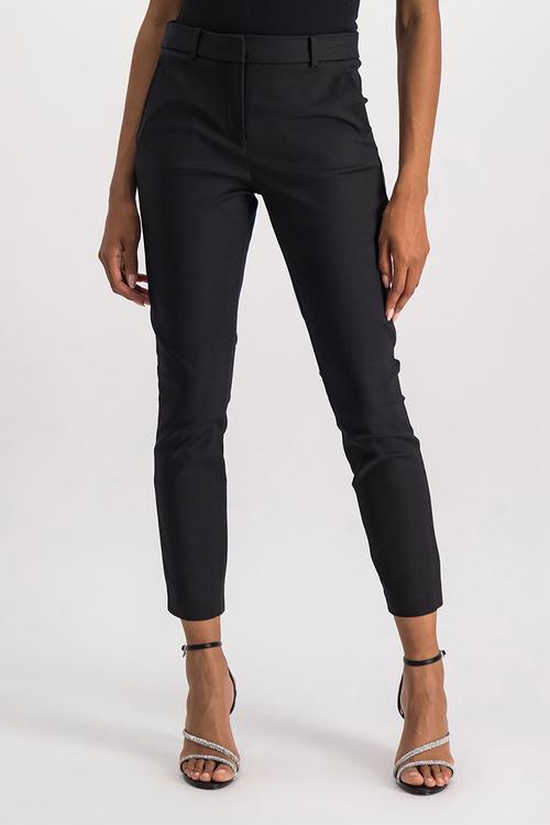 Faye full length slim pants in black 