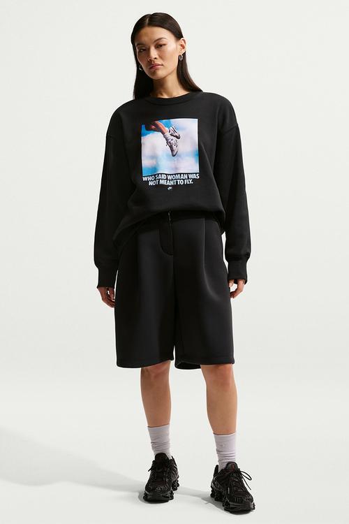 W Nsw Phnx Flc Os Photo Crew - Black