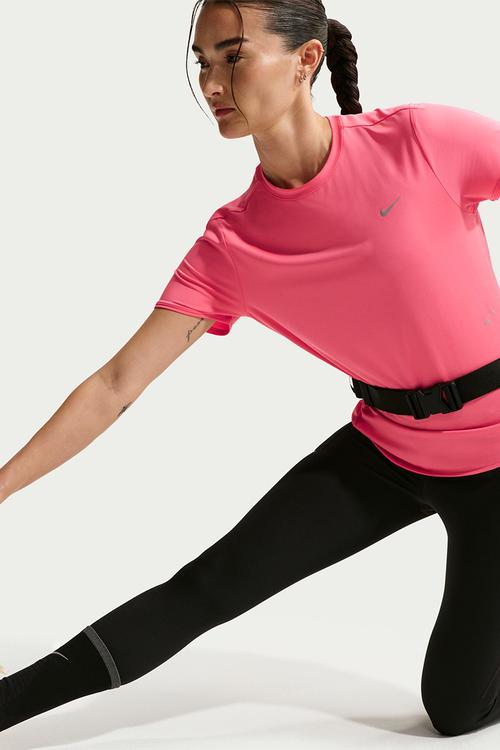 W Nk Swift Df Ss Top - Sea Coral/Reflective Silv