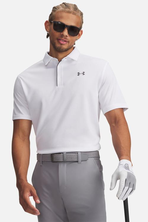 UA Tech Polo - White / Graphite / Graphite
