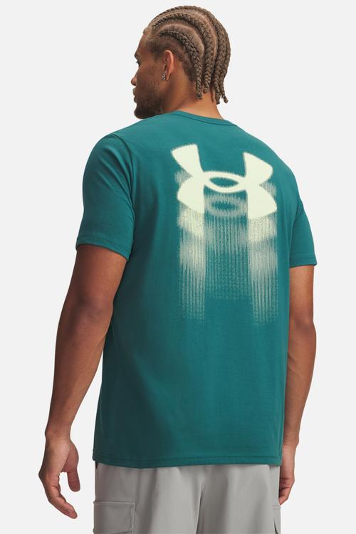 UA Blur Logo SS Tee - Rack Green /  / Fade Green