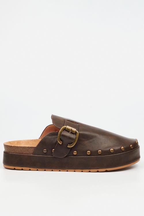 Aruna 2 mule - chocolate