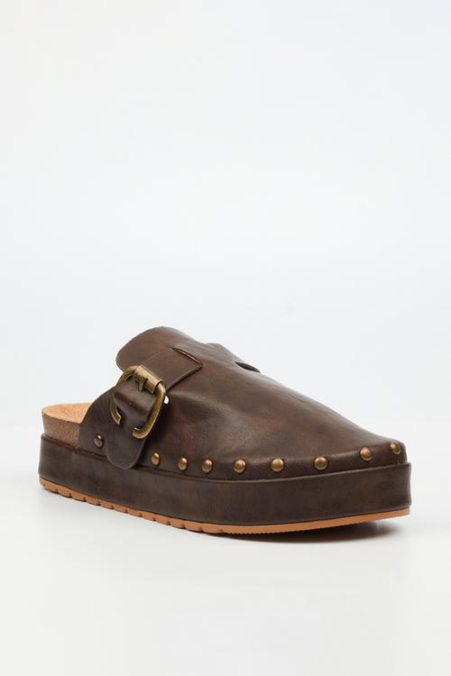 Aruna 2 mule - chocolate