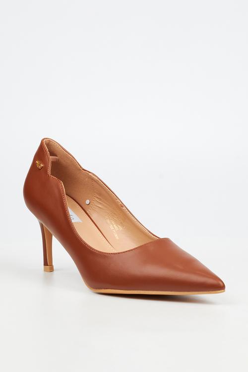 Nola 6 scallow low heel - tan