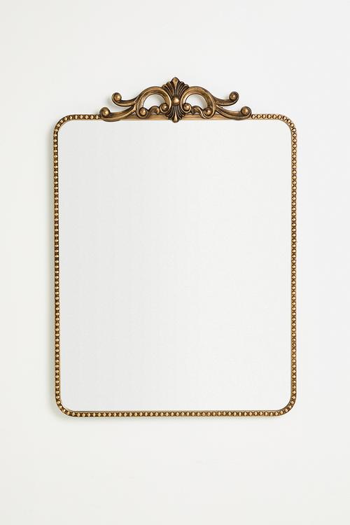 Rectangle Vintage Mirror - Antique Brass