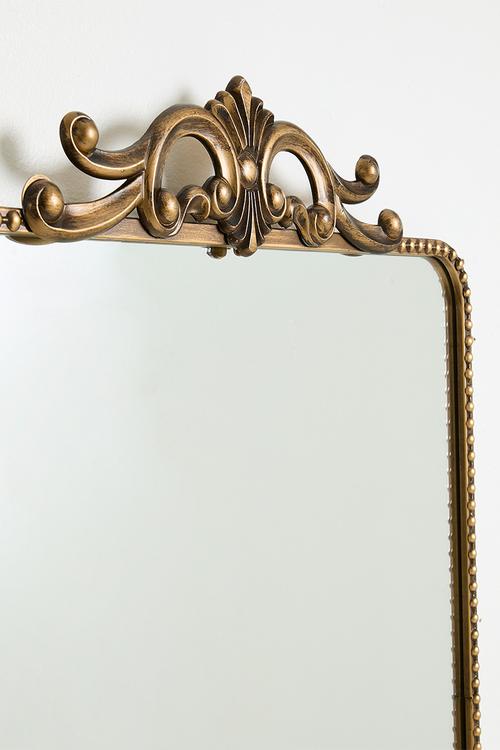 Rectangle Vintage Mirror - Antique Brass