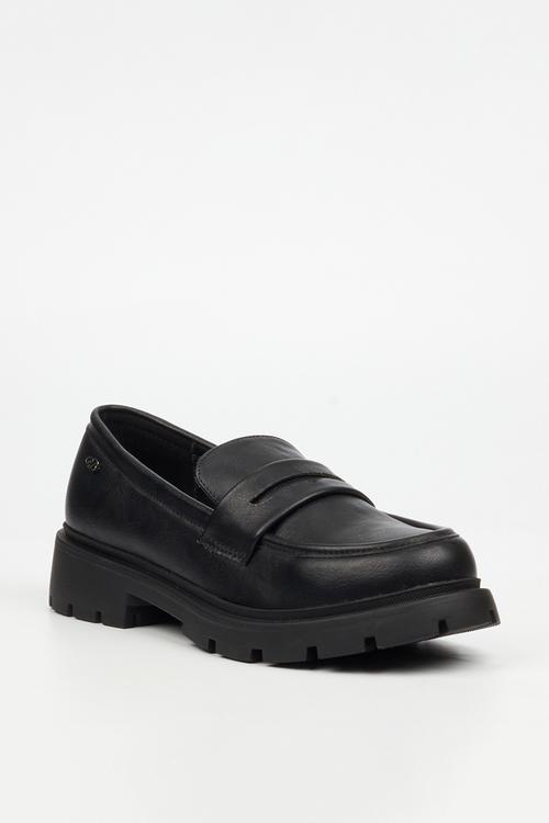 Tipsy 7 penny moc chunky derby - black