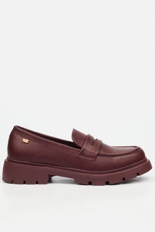 Tipsy 7 penny moc chunky derby - wine