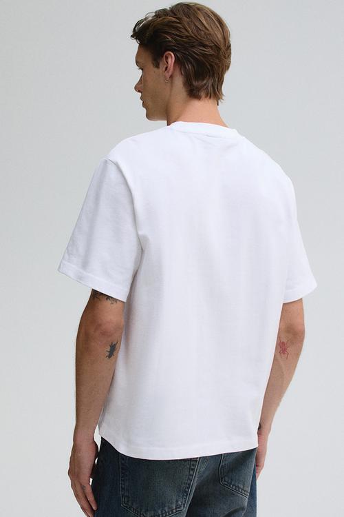 Regular fit printed t-shirt - white inspired by nature