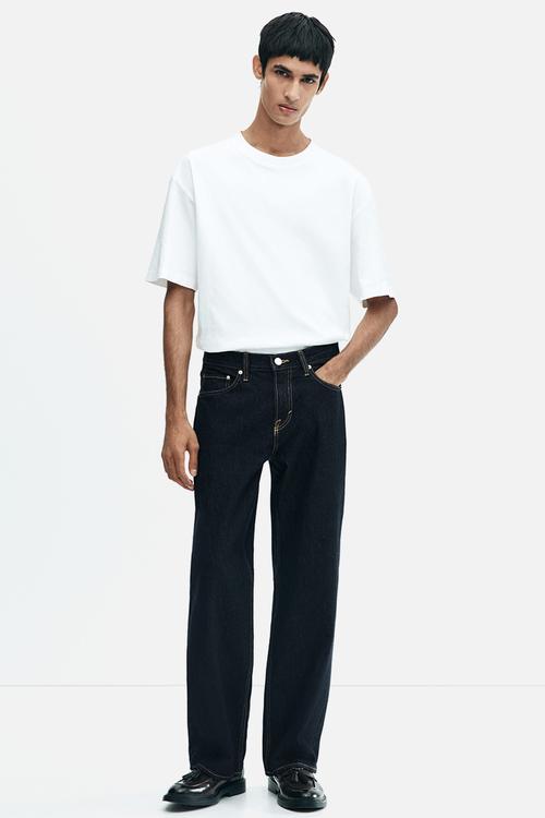 Relaxed jeans - dark denim blue