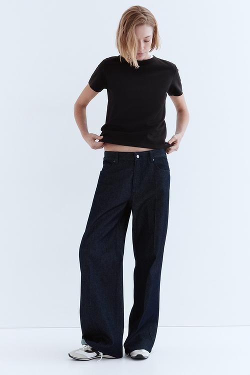 Cotton T-shirt - black