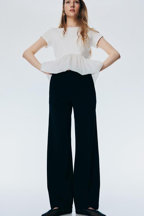 Tailored trousers - black