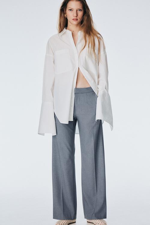 Tailored trousers - grey