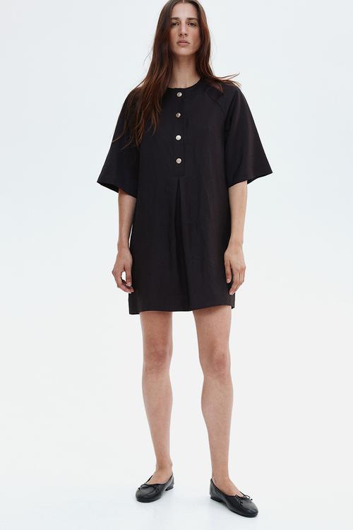 Shift dress - dark brown