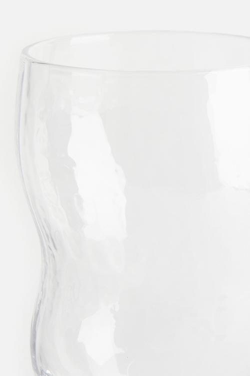 Asymmetric tumbler - transparent