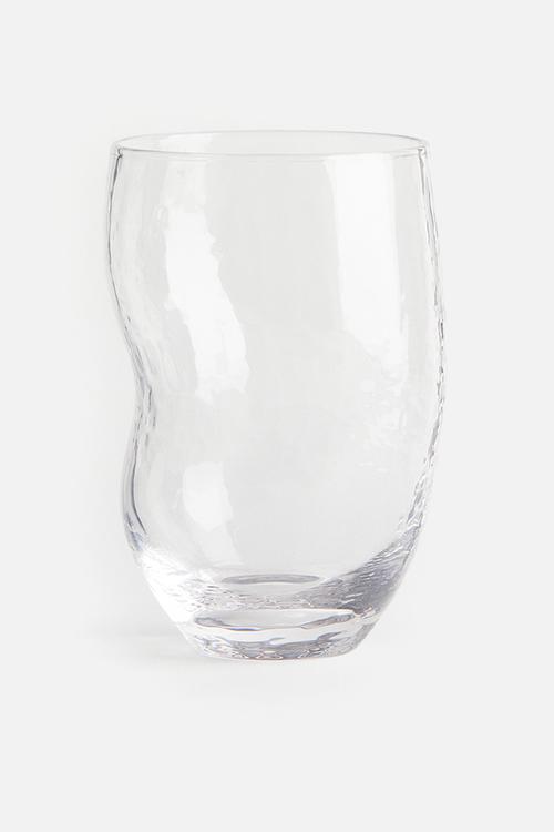 Asymmetric tumbler - transparent