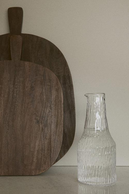 Glass carafe - clear glass