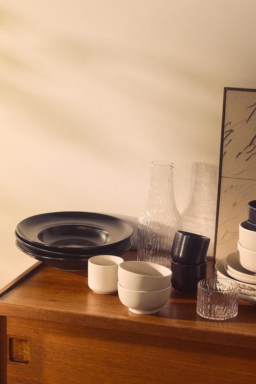 Glass carafe - clear glass