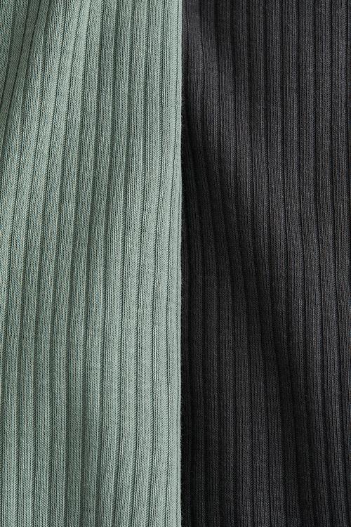 2 Pack leggings - light green/dark grey