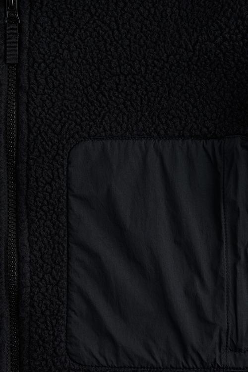 Teddy jacket - black