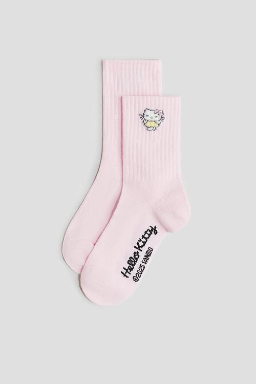 5-Pack motif-detail socks - blue,green,yellow,pink,multi
