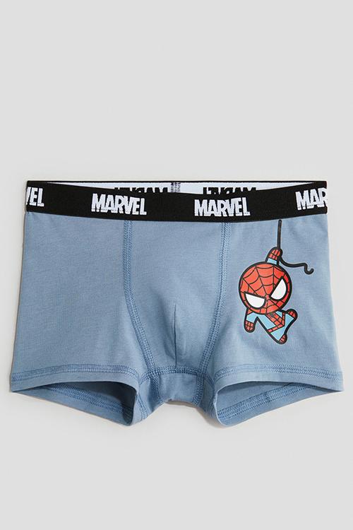 5 pack trunks - light grey marl & red marvel