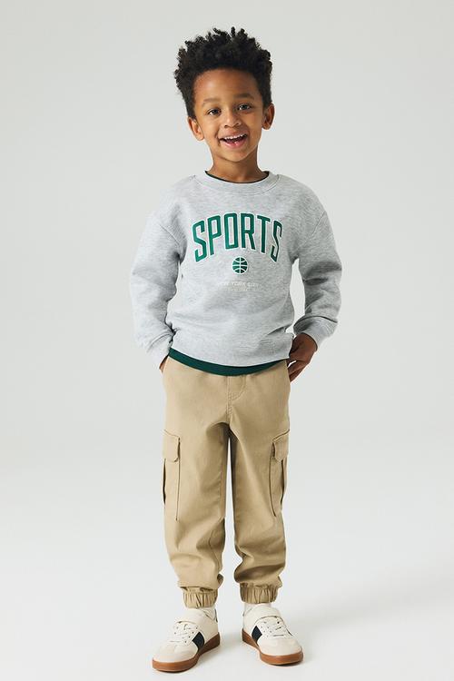 Sweatshirt - light grey marl sports