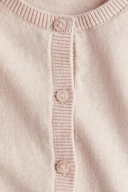 Cotton cardigan - pink