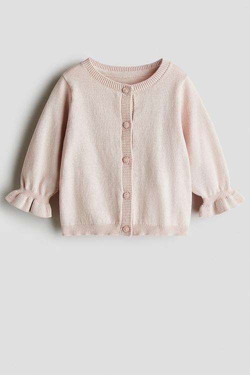Cotton cardigan - pink