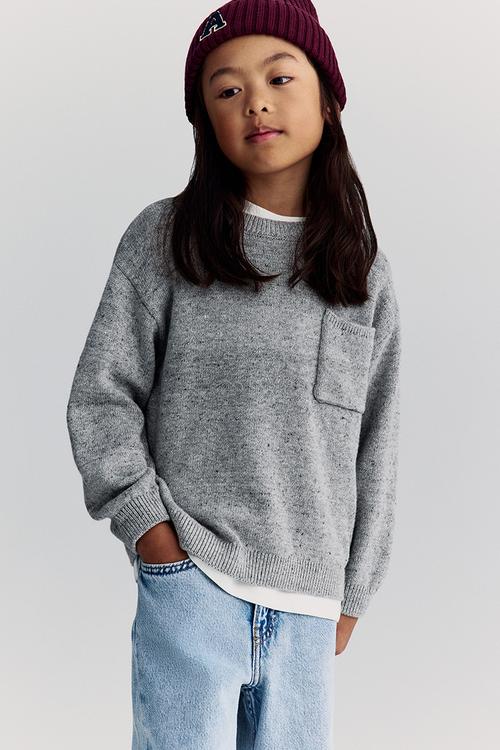 Cotton jumper - grey