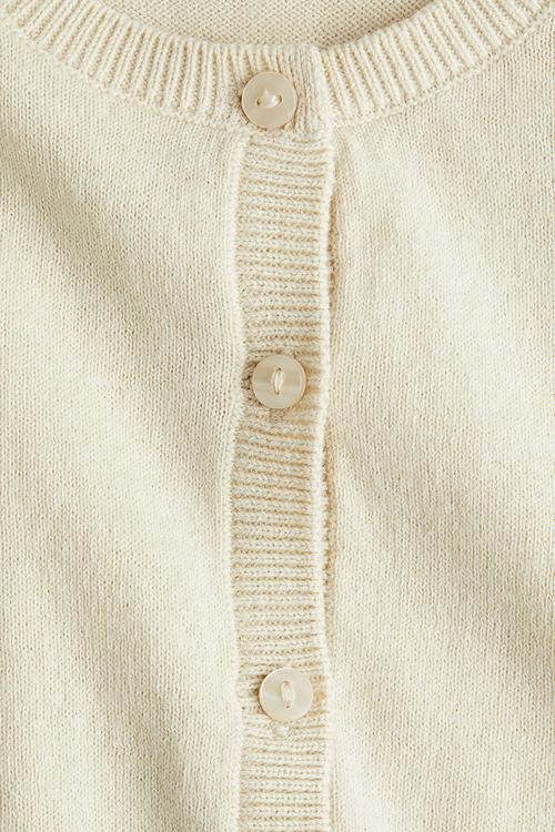 Cotton cardigan - beige