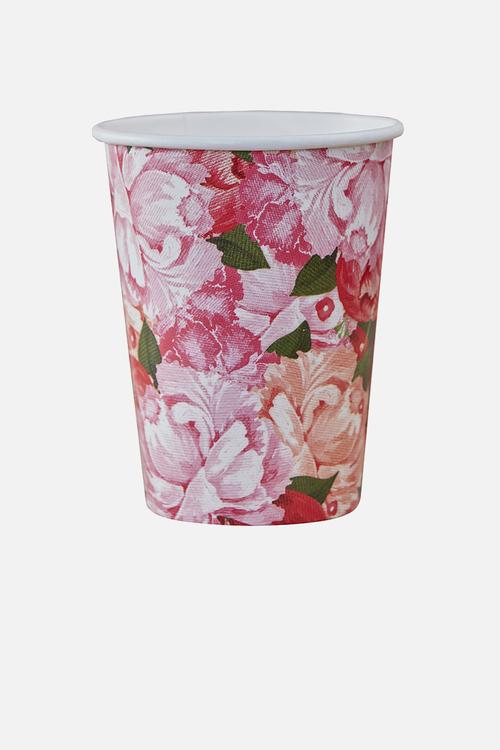 Floral paper cups 