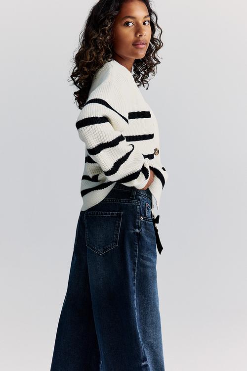 Wide leg jeans - denim blue