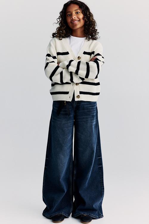 Wide leg jeans - denim blue