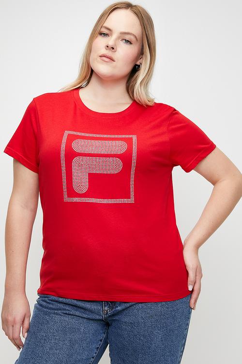 Plus Natasha T-Shirt - Fila Red