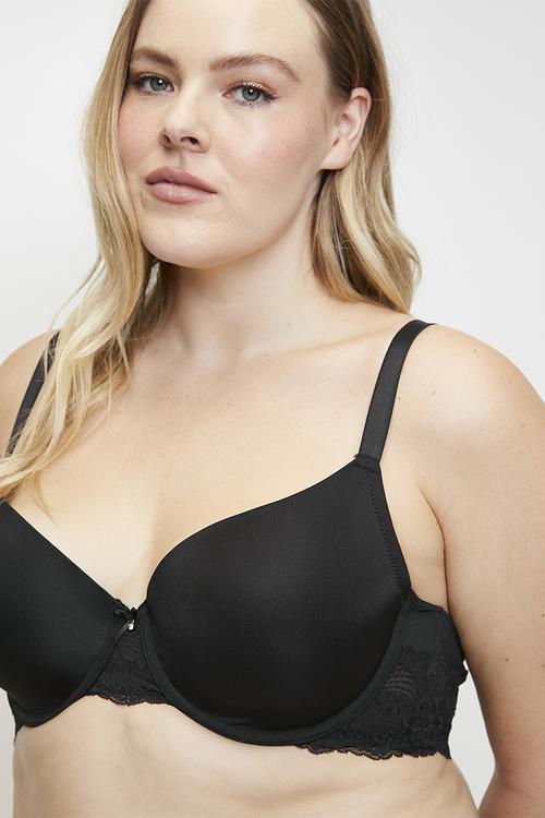 Plus adele light padded demi - black