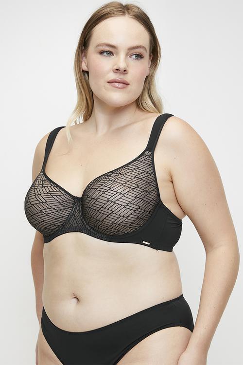 Light padded demi - black
