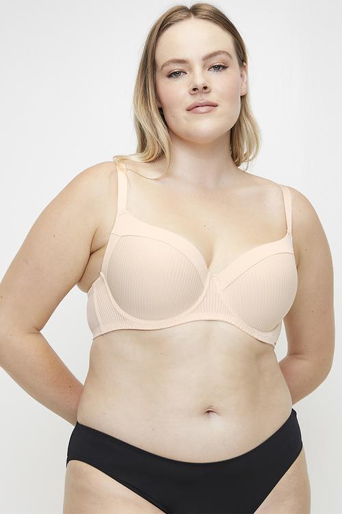 Plus carmen light padded demi - beige