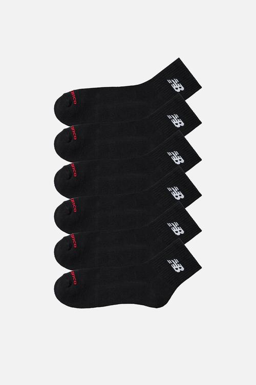 Everyday Ankle Sock 6Pk - Black