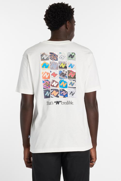 NB Athletics Celebrated Icons  Collage Tee - White