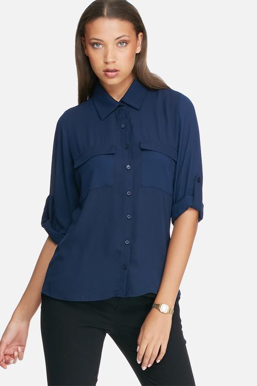 Split back shirt
